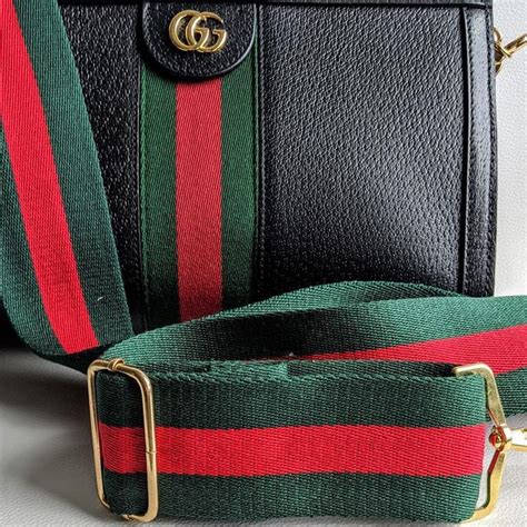 gucci purse green red strap|vintage gucci purse strap.